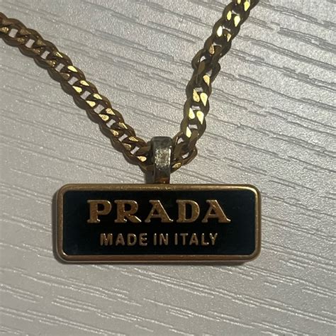 cheap prada necklace|prada reworked necklace.